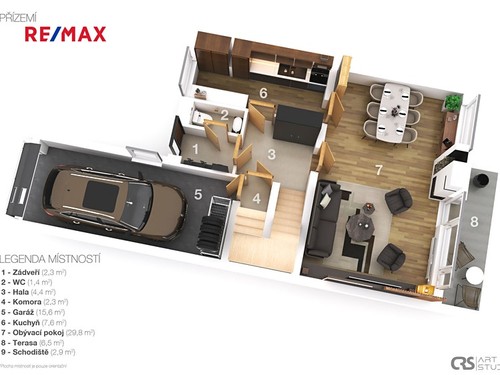 Prodaný dům 164 m², pozemek 464 m²