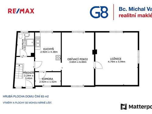 Prodaný dům 83 m², pozemek 790 m²