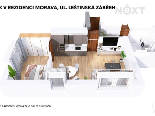 Prodaný byt 2+kk 61 m²