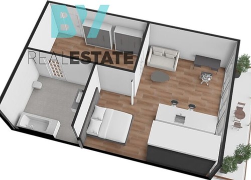 Prodaný byt 1+kk 44 m²
