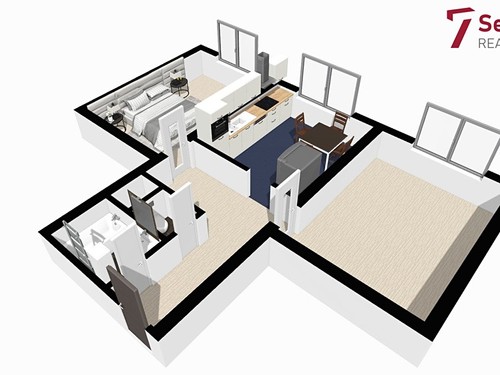 Prodaný byt 2+1 58 m²