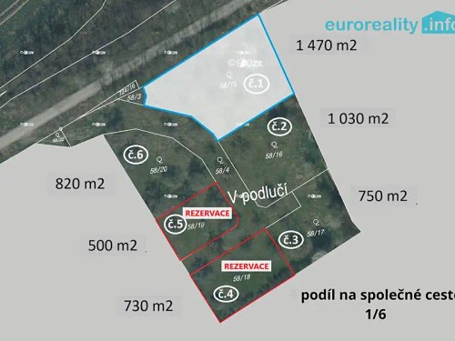 Prodej stavebního pozemku 1470 m²