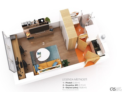 Prodaný byt 1+kk 22 m²