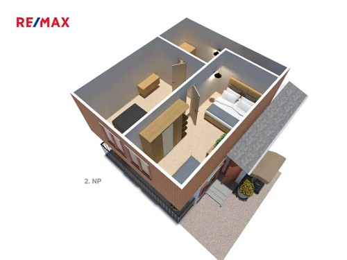 Prodaná chata 60 m², pozemek 961 m²