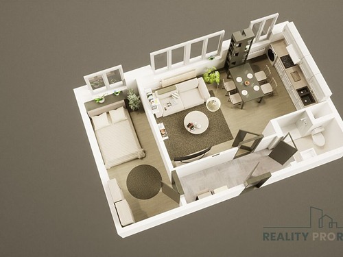 Prodaný byt 2+1 43 m²