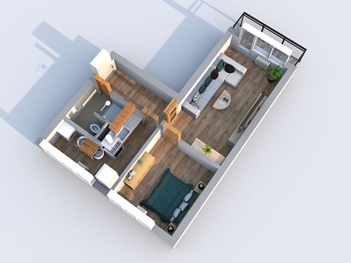 Prodaný byt 2+1 41 m²