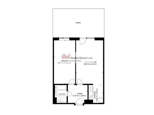 Prodaný byt 2+kk 56 m²