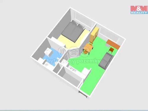 Prodaný byt 2+kk 40 m²