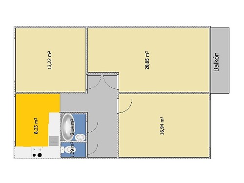 Prodaný byt 3+1 76 m²