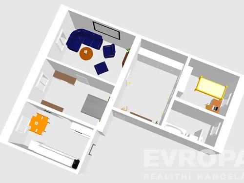 Prodej bytu 3+1 75 m²