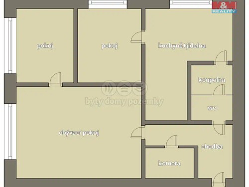 Prodaný byt 3+1 68 m²