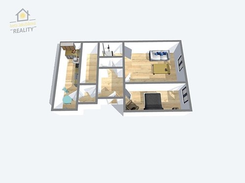 Prodaný byt 2+1 54 m²