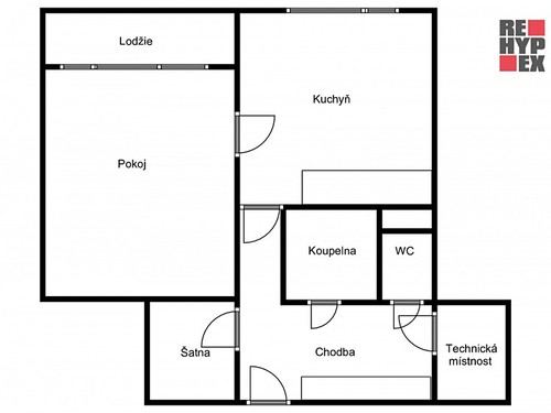 Prodaný byt 1+1 45 m²
