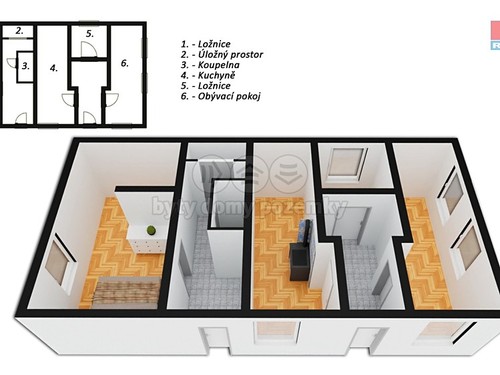 Prodaná chalupa 140 m², pozemek 710 m²