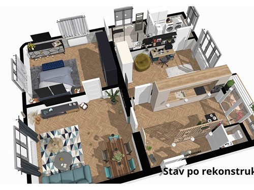 Prodaný byt 3+1 88 m²
