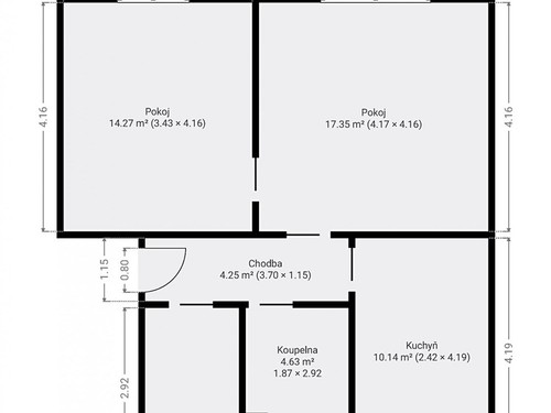 Prodaný byt 3+1 66 m²