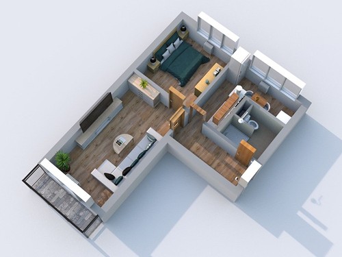 Prodaný byt 2+1 41 m²