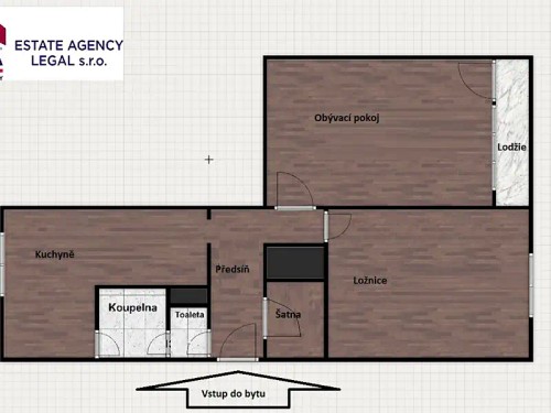 Prodaný byt 2+1 62 m²