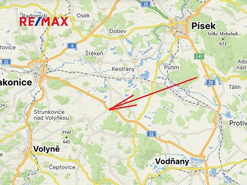 Prodaná chalupa 70 m², pozemek 609 m²