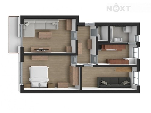 Prodaný byt 3+1 64 m²