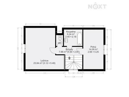 Prodaný  dům 120 m², pozemek 440 m²