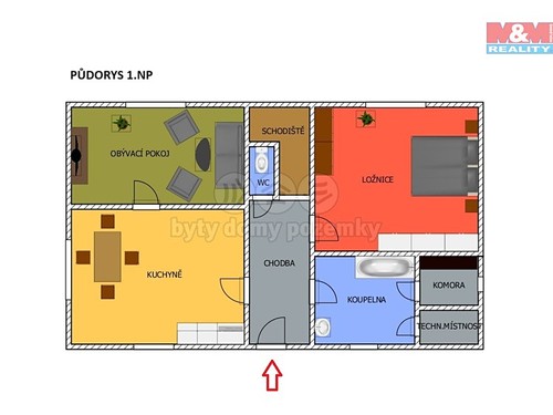 Prodaný dům 96 m², pozemek 407 m²