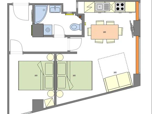 Prodaný byt 2+kk 38 m²