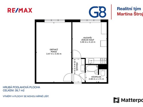 Prodaný byt 1+1 40 m²