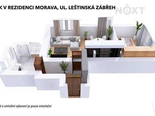 Prodaný byt 2+kk 61 m²