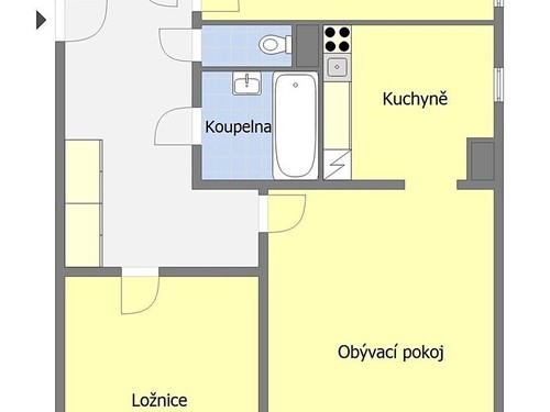 Prodaný byt 3+1 62 m²