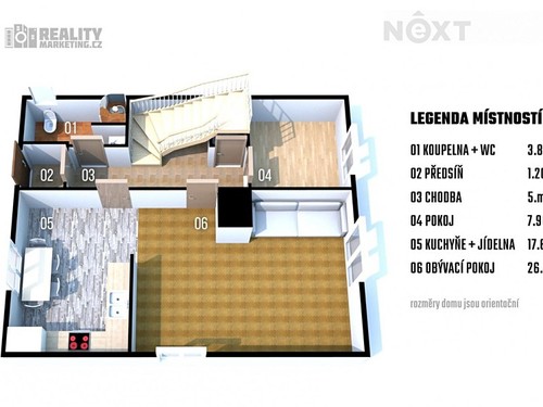 Prodaný dům 150 m², pozemek 861 m²