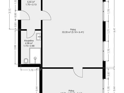 Prodaný byt 2+kk 67 m²