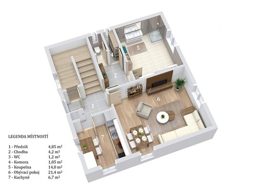 Prodaný  dům 110 m², pozemek 412 m²