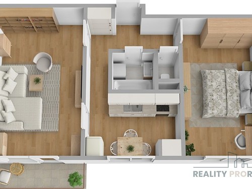 Prodaný byt 2+1 53 m²