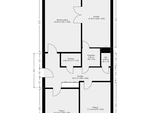 Prodaný byt 3+1 67 m²