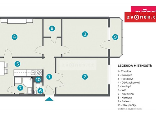 Prodaný byt 3+1 77 m²