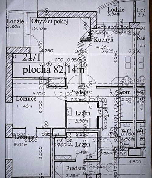Prodaný byt 3+1 84 m²