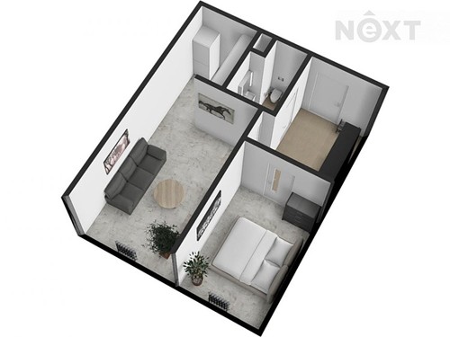 Prodaný byt 2+kk 40 m²