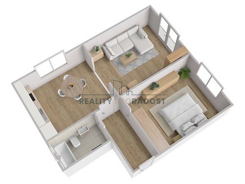 Prodaný byt 2+1 49 m²