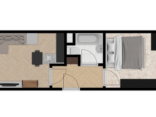 Prodaný byt 2+kk 40 m²