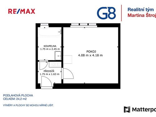 Prodaný byt 1+kk 24 m²