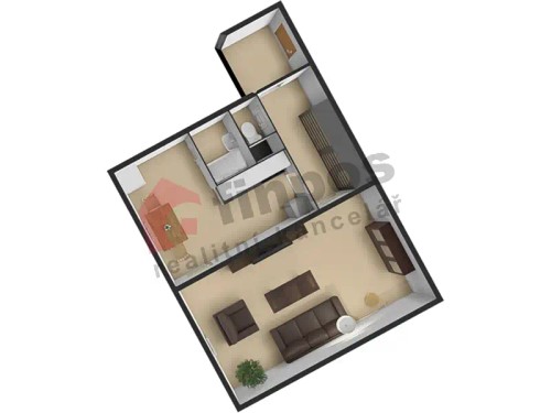 Prodaný byt 1+1 44 m²