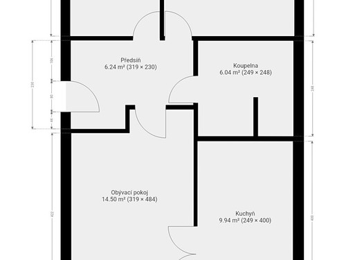 Prodaný byt 3+1 58 m²