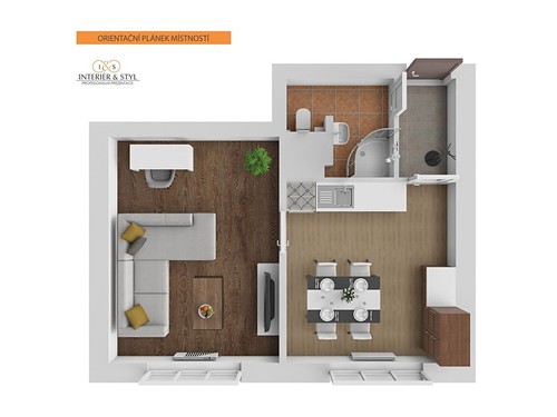 Prodaný byt 1+1 35 m²