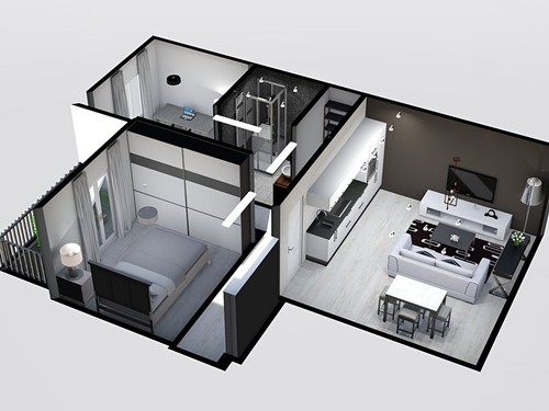 Prodaný byt 3+kk 69 m²
