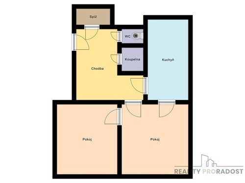Prodaný byt 2+1 64 m²