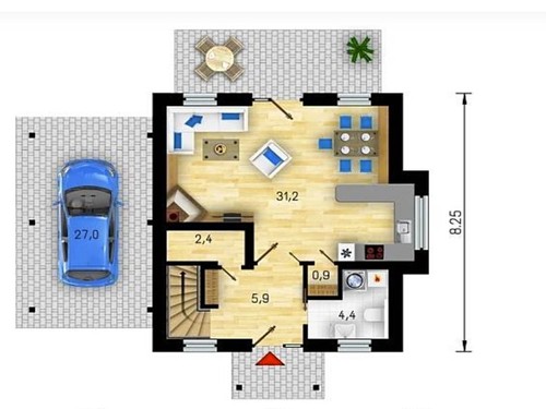 Prodaný dům 90 m², pozemek 563 m²
