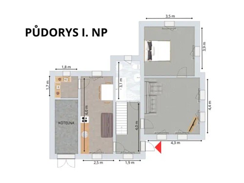 Prodaný dům 110 m², pozemek 849 m²