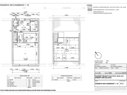 Prodaný dům 60 m², pozemek 52 m²