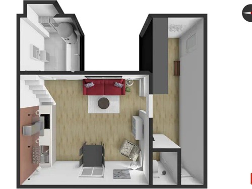 Prodaný byt 1+kk 37 m²